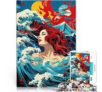 Rompecabezas para Adultos de 1000 Piezas Arte Pop oceánico para el Juguete de desafío de Juego Educativo Mejorar la Memoria 75x50cm