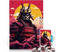 Rompecabezas para Adultos de 1000 Piezas Arte Pop samurái Juego desafiante y Juego Familiar Decoración artística del hogar 52x38cm