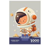 Rompecabezas para Adultos De 1000 Piezas Astronaut Cute Rompecabezas para Adultos Juego Familiar Pero Divertido Y Humorístico Cumpleaños 52x38cm/1000pcs