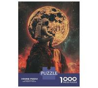 Rompecabezas para Adultos De 1000 Piezas Astronaut Lost In Space Rompecabezas para Adultos Juego Práctico Difícil Difícil Cumpleaños Y Navidad 52x38cm/1000pcs