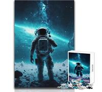 Rompecabezas para Adultos de 1000 Piezas: Astronauta en el océano, Juegos educativos y relajantes, Regalos para el Amigo Secreto (tamaño 50x75cm)