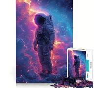 Rompecabezas para Adultos de 1000 Piezas Astronauta,Sueños Cósmicos,Arte de Ajuste, Juego Inteligente,Regalo de Juego Lento,Regalo de Arte Navideño (38x52cm)