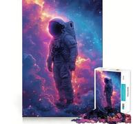 Rompecabezas para Adultos de 1000 Piezas Astronauta,Sueños Cósmicos,Juego de lógica de Ajuste preciso,Juguete Divertido,Juego fácil, (50x75cm)