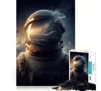 Rompecabezas para Adultos de 1000 Piezas,Astronauta,surrealismo,Ajuste, Arte,lógica,Habilidad,Juego Lento, Tranquilo (50x75cm)
