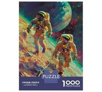Rompecabezas para Adultos De 1000 Piezas Astronauts on Another Planet Rompecabezas para Adultos Juegos Relajantes Difícil Gran Regalo para Jugar 70x50cm/1000pcs