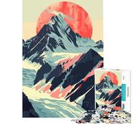 Rompecabezas para Adultos de 1000 Piezas Atardecer en Alaska Arte Juegos educativos Juguetes Obra de Arte tamaño 38x52cm