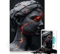Rompecabezas para Adultos de 1000 Piezas,Atenea,Diosa Griega,Corte, Juguete Divertido para ejercitar la Mente,Juego Tranquilo,Regalo Divertido de cumpleaños (50x75cm)