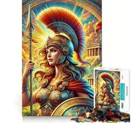 Rompecabezas para Adultos de 1000 Piezas,Atenea,Diosa Griega,Corte Premium,Juego Divertido,Tiempo Libre, (38x52cm)