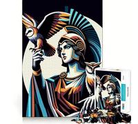 Rompecabezas para Adultos de 1000 Piezas Athena WPAP Pop Art Clean Fit Decor Juguete de desafío Mental Tiempo de Juego Acogedor Regalo de cumpleaños artístico (38x26cm)