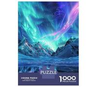 Rompecabezas para Adultos De 1000 Piezas Aurora Borealis Reflections-1 Rompecabezas para Adultos Juego Familiar Vacaciones En Casa Matar El Tiempo Gran Regalo para Jugar 38x26cm/1000pcs