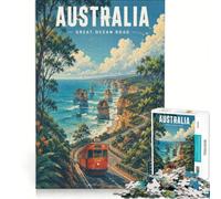 Rompecabezas para Adultos de 1000 Piezas: Australia Great Ocean Road, Juegos educativos, decoración de Pared, Regalo de cumpleaños, Regalos de Viaje 38x52cm