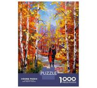 Rompecabezas para Adultos De 1000 Piezas Autumn Romance Rompecabezas Juegos De Relajación Desafío Difícil Reducción del Estrés Regalos 52x38cm/1000pcs