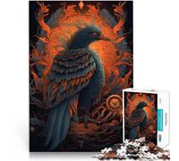 Rompecabezas para Adultos de 1000 Piezas Ave Fénix Amada Juguetes de Juego para Regalo Familiar Toda la Familia. 38x26cm