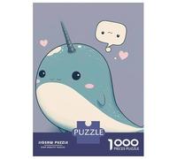 Rompecabezas para Adultos De 1000 Piezas Baby Whale Cute Rompecabezas Juegos De Relajación Desafío Difícil Reducción del Estrés Regalos 38x26cm/1000pcs