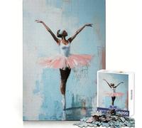 Rompecabezas para Adultos de 1000 Piezas: Bailarina de Ballet con tutú rosaIdeal para Entrenar la Memoria, Relajarse y distraerseBordes precisosRegalo Festivo (50x75cm)