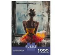 Rompecabezas para Adultos De 1000 Piezas Ballerina by The Window Rompecabezas para Adultos Juguete Decoración De Pared Difícil Difícil para Cumpleaños, Navidad 52x38cm/1000pcs