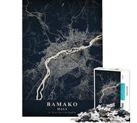 Rompecabezas para Adultos de 1000 Piezas Bamako Mali Rompecabezas Relajante para Adultos Ideal para aliviar el estrés Regalo para Toda la Familia (tamaño 38x26cm)