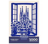 Rompecabezas para Adultos De 1000 Piezas Barcelona, Spain 1906 Rompecabezas para Adultos Juegos Relajantes Decoración del Hogar Desafío Educativo 38x26cm/1000pcs