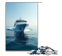 Rompecabezas para Adultos de 1000 Piezas: Barcos Que regresan atraviesan Aguas tranquilas. Rompecabezas Familiar de Madera. Juego Educativo Juguete de desafío 1000 Piezas (75 x 50 cm).