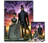 Rompecabezas para Adultos de 1000 Piezas: Barón Samedi y su Esposa. Rompecabezas difíciles para Adultos Juego Interactivo Familiar 1000 Piezas (38x26cm).