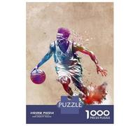 Rompecabezas para Adultos De 1000 Piezas Basketball Player Sport Rompecabezas para Adultos Juguete Decoración De Pared Mejora La Memoria 38x26cm/1000pcs