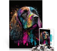 Rompecabezas para adultos de 1000 piezas Beagle el rompecabezas de 14.95 x 20.47 pulgadas, entrena tu cerebro y manos, adecuado para adolescentes de 14 años en adelante