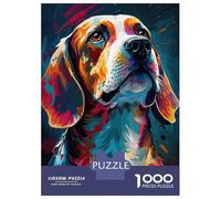 Rompecabezas para Adultos De 1000 Piezas Beagle Style 4 Rompecabezas para Adultos Juego Práctico Corte De Precisión Oferta como Regalo para Toda La Familia 70x50cm/1000pcs