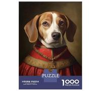 Rompecabezas para Adultos De 1000 Piezas Beagle The Pope Rompecabezas para Adultos Juguete Decoración De Pared Corte De Precisión 70x50cm/1000pcs