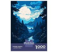 Rompecabezas para Adultos De 1000 Piezas Beautiful Night View Rompecabezas para Adultos Juego De Ingenio Decoración del Hogar Cumpleaños 38x26cm/1000pcs