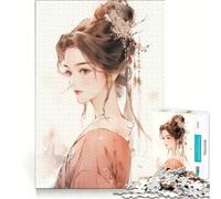 Rompecabezas para Adultos de 1000 Piezas: Belleza China, Juguetes para armar, Entrena tu Cerebro y Tus Manos, con póster y Hoja de Preguntas a Juego 38x52cm