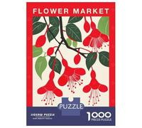 Rompecabezas para Adultos De 1000 Piezas Berlin Flower Market Poster Rompecabezas para Adultos Juegos De Relajación Regalo De Cumpleaños Regalos para Reducir El Estrés 70x50cm/1000pcs