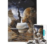 Rompecabezas para Adultos de 1000 Piezas Beso de la Tierra Un desafío difícil de completar Juego de ingenio para Mayores de 14 años Juego de Rompecabezas Disponible (38x52cm)