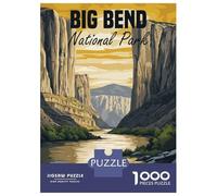 Rompecabezas para Adultos De 1000 Piezas Big Bend National Park Rompecabezas para Adultos Juguetes Antiestrés Decoración Perfecta Cumpleaños Y Navidad 70x50cm/1000pcs