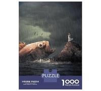 Rompecabezas para Adultos De 1000 Piezas Big Fish Rompecabezas para Adultos Juego De Ingenio para La Diversión Familiar Actividades Divertidas En Casa, 38x26cm/1000pcs