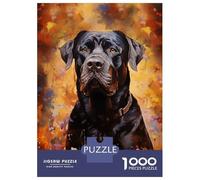 Rompecabezas para Adultos De 1000 Piezas Black Cane Corso Dog Rompecabezas para Adultos Juego De Ingenio Regalos para Mujeres 70x50cm/1000pcs