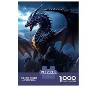 Rompecabezas para Adultos De 1000 Piezas Black Elder Dragon Rompecabezas para Adultos Juguetes Antiestrés Análisis Y Lógica Oferta como Regalos para Toda La Familia 38x26cm/1000pcs