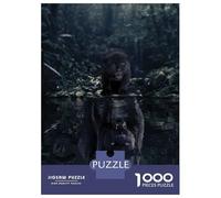Rompecabezas para Adultos De 1000 Piezas Black Panther Mindset Rompecabezas para Adultos Juguete Decoración De Pared Decoración del Hogar Regalos para Amigos Y Familiares 70x50cm/1000pcs