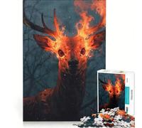 Rompecabezas para Adultos de 1000 Piezas Blaze of Glory, Juguetes para armar, Entrena tu Cerebro y Tus Manos, con póster y Hoja de Preguntas a Juego 38x26cm
