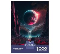 Rompecabezas para Adultos De 1000 Piezas Blood Moon Rising Rompecabezas Juego De Ingenio Aliviador del Estrés Difícil Y Desafiante 52x38cm/1000pcs