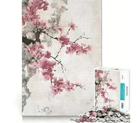 Rompecabezas para Adultos de 1000 Piezas Blossom Whispers con Bordes Bien definidos,Juguete para ejercitar la Mente,diversión fácil,decoración navideña 38x52cm