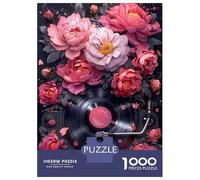 Rompecabezas para Adultos De 1000 Piezas Blossoms Beats Vinyl Rompecabezas para Adultos Juego Práctico Corte De Precisión 38x26cm/1000pcs