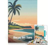Rompecabezas para Adultos de 1000 Piezas, Bocas del Toro, Panamá, Juegos relajantes, decoración del hogar, Regalos de cumpleaños 38x52cm