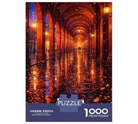 Rompecabezas para Adultos De 1000 Piezas Bologna Italy Arches at Night Rompecabezas para Adolescentes Juego Familiar Carrera De Velocidad Manual Cumpleaños 52x38cm/1000pcs