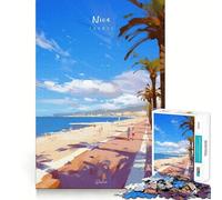 Rompecabezas para Adultos de 1000 Piezas,Bonito diseño de Paseo,Bordes Finos,Manualidades,resolución de Problemas,Juguete Relajante,Juego de cumpleaños,Arte y Juego (38x26cm)