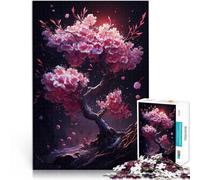 Rompecabezas para Adultos de 1000 Piezas Bonsái de Cerezo para el Juguete de desafío de Juego Educativo Regalo de cumpleaños 50x70cm