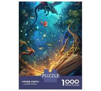 Rompecabezas para Adultos De 1000 Piezas Books Fantasy Magic Rompecabezas Juego De Ingenio Regalos para Mujeres Cumpleaños Y Navidad 70x50cm/1000pcs