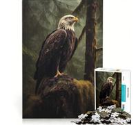 Rompecabezas para Adultos de 1000 Piezas, Bosque de Águilas, Juguetes antiestrés, Un Reto difícil, Un Gran Regalo para los Amantes de los Juegos 50x75cm