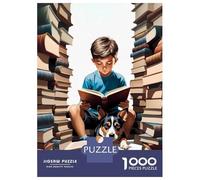 Rompecabezas para Adultos De 1000 Piezas Boy with The Dog Rompecabezas para Adultos Juego Familiar Análisis Y Desafío Educativo De Lógica 70x50cm/1000pcs