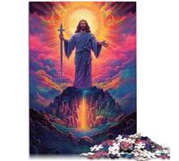 Rompecabezas para adultos de 1000 piezas Brasil Jesús Salvador Family Fun Jigsaws ideal como regalo para toda la familia de 19.7 x 29.5 pulgadas, adecuado para adolescentes de 14 años en adelante