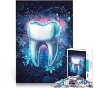 Rompecabezas para Adultos de 1000 Piezas Brillo Dental Estelar Desafío difícil para aliviar el estrés Cumpleaños 52x38cm